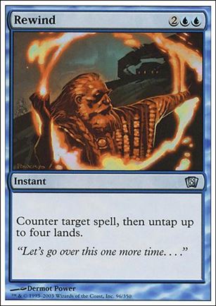 Magic the Gathering: 8th Edition (Base Set) card 96 Rewind