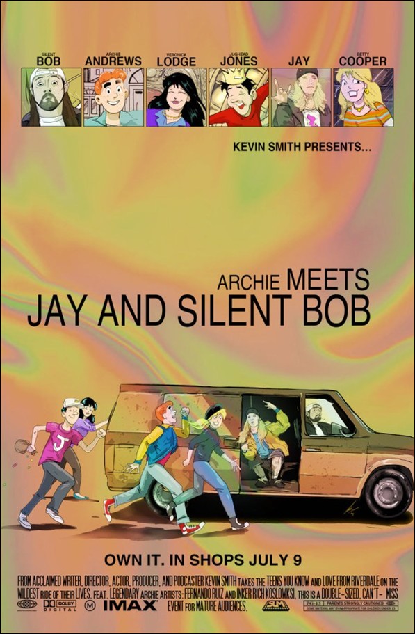 Archie Meets Jay & Silent Bob issue 1-ZK Retailer Exclusive MJ Hiblen Foil Cover