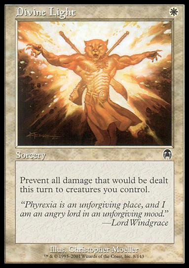 Magic the Gathering: Apocalypse (Base Set) card 8 Divine Light