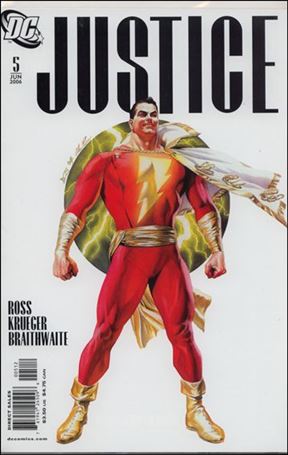 Justice (2005) issue 5-B White Background Cover (2nd Printing)
