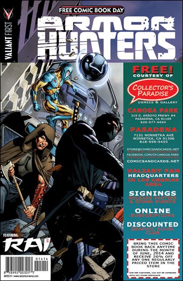 Valiant FCBD 2014 Armor Hunters Special issue nn-BK Collector's Paradise (Winnetka) Cover