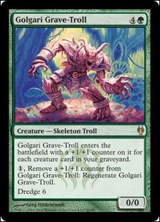 Magic the Gathering: Duel Decks: Izzet vs. Golgari (Base Set) card 60 Golgari Grave-Troll