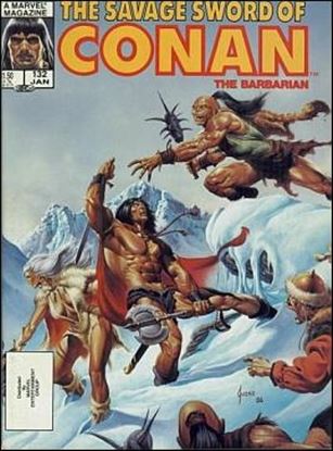 Savage Sword of Conan the Barbarian (Base Set) card 47 Cover Issue #132