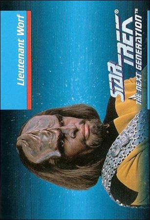 Star Trek: The Next Generation - Inaugural Edition (Base Set) card 7 Lieutenant Worf