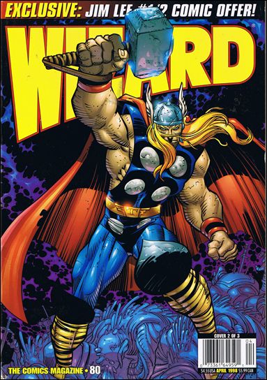 Wizard: The Comics Magazine issue 80-B John Romita Jr. Thor Cover