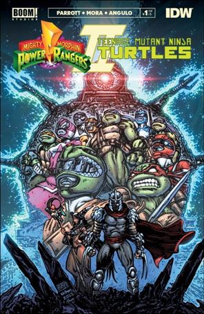 Mighty Morphin Power Rangers / Teenage Mutant Ninja Turtles II issue 1-E Kevin Eastman & Freddie Williams II Cover