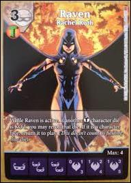 DC Comics Dice Masters War of Light card 64-B Raven: Rachel Roth (Full Art)