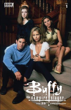 Buffy the Vampire Slayer 25th Anniversary Special issue 1-F Scooby Gang Photo Cover