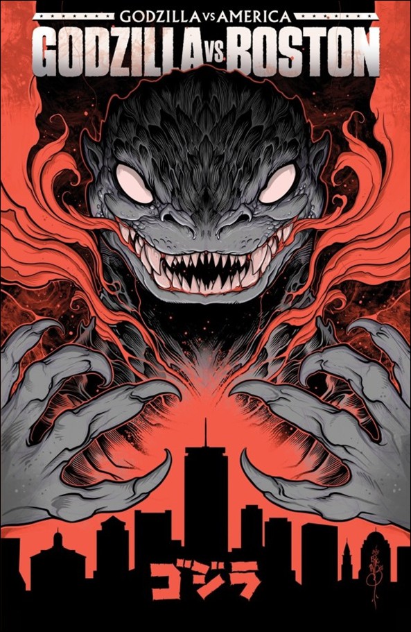 Godzilla vs. America: Boston issue 1-E Retailer Exclusive Eric Talbot Cover
