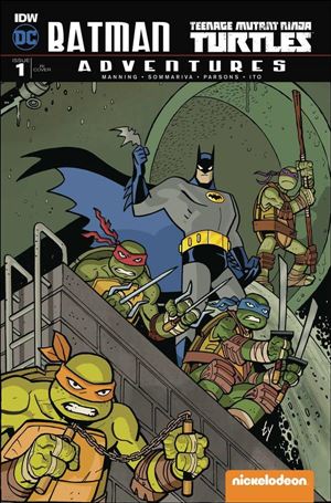 Batman/Teenage Mutant Ninja Turtles Adventures issue 1-F Ty Templeton 1:25 Cover