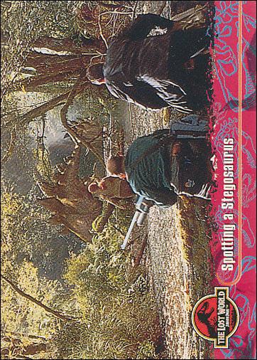 Lost World: Jurassic Park (Base Set) card 3 Spotting a Stegosaurus