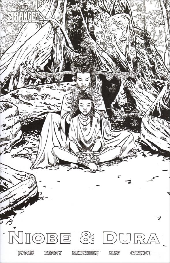 Niobe & Dura issue 1-D Coloring Book Cover