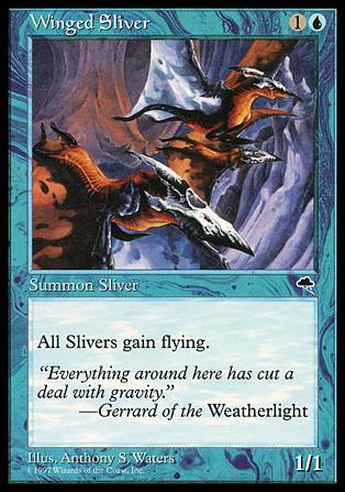 Magic the Gathering: Tempest (Base Set) card 106 Winged Sliver