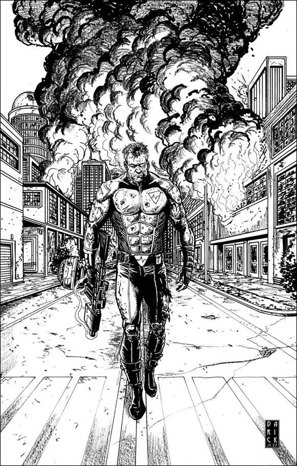 Harbinger: Renegade issue 5-E Darick Robertson 1:50 Sketch Cover