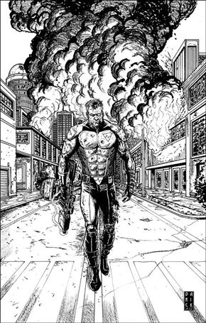 Harbinger: Renegade issue 5-E Darick Robertson 1:50 Sketch Cover