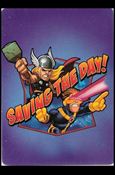 Marvel Super Hero Squad (Base Set) card 58 Saving the Day!