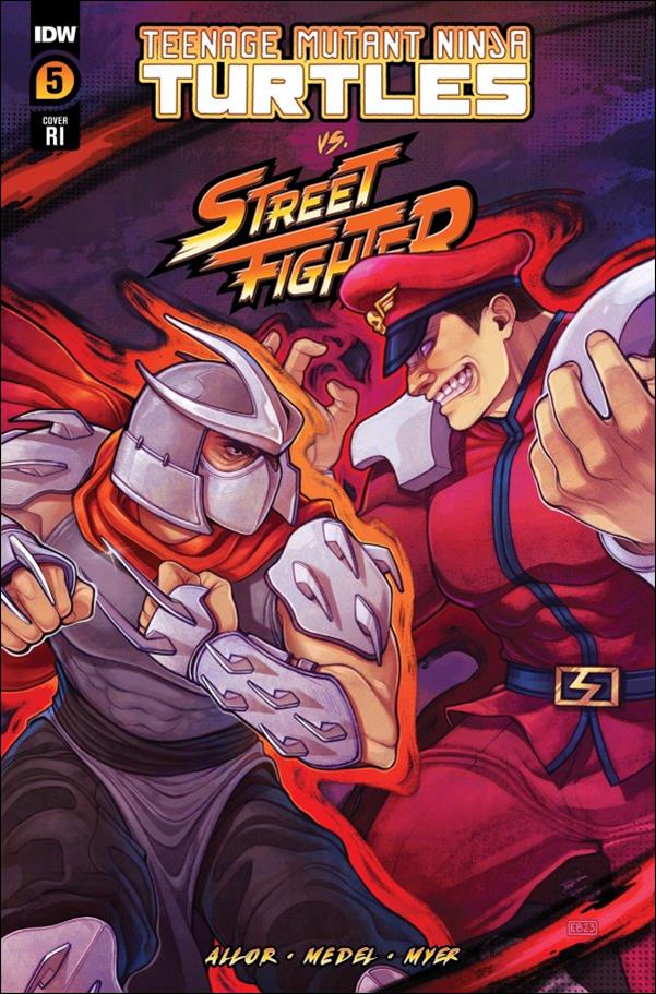 Teenage Mutant Ninja Turtles vs. Street Fighter issue 5-E Elizabeth Beals 1:50 Cover