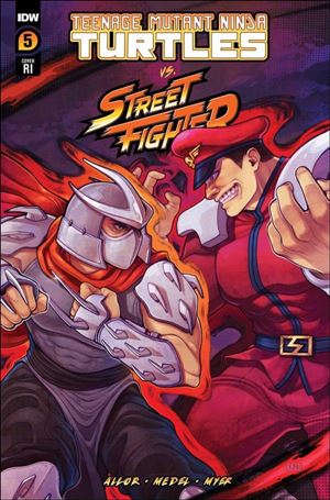 Teenage Mutant Ninja Turtles vs. Street Fighter issue 5-E Elizabeth Beals 1:50 Cover