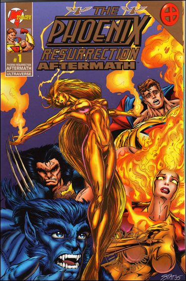 Phoenix Resurrection: Aftermath issue 1-B Ultra Gold Limited Edition Cover