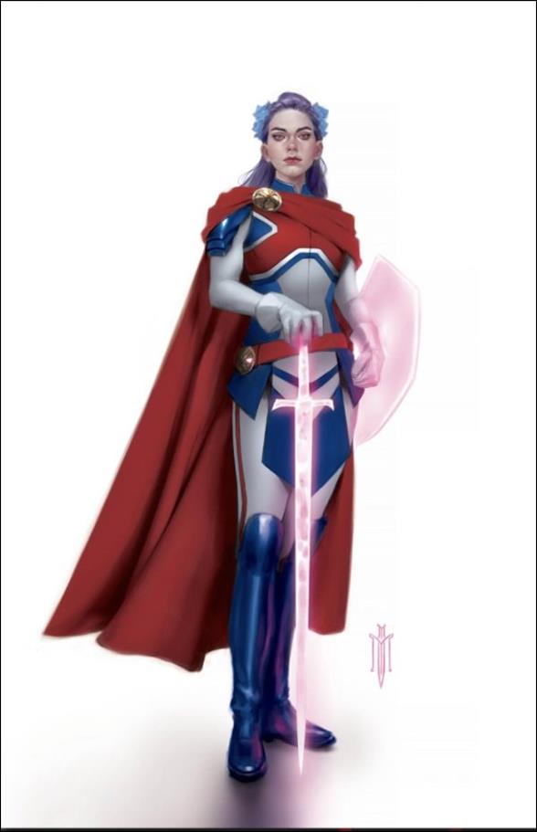 Betsy Braddock: Captain Britain issue 1-E Miguel Mercado Virgin Cover