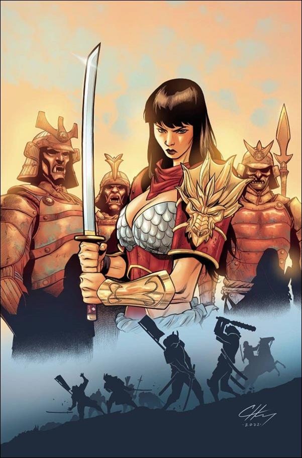 Samurai Sonja issue 4-J Clayton Henry Virgin 1:30 Cover