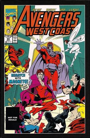 Avengers West Coast issue 60-B Marvel Universe Cover