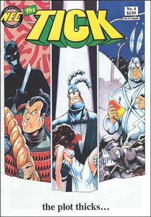 Tick (1988) issue 4-H Yellow & Green Logo Cover (8th Printing)