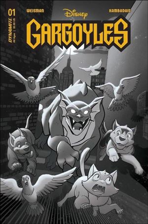 Gargoyles (2022) issue 1-V Tony Fleecs 1:10  B&W Cover