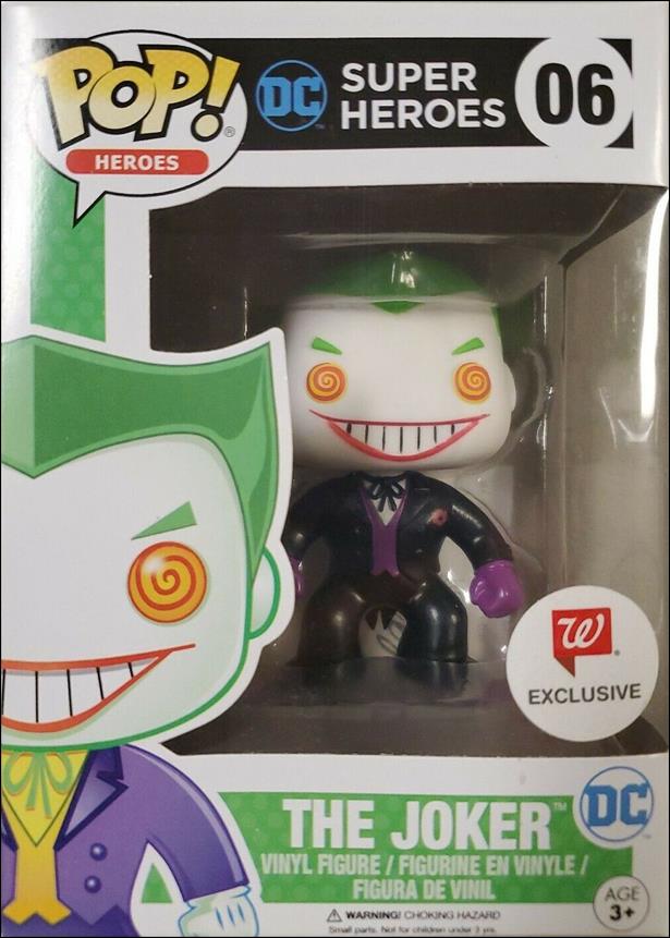 POP! Heroes figure 6-G The Joker (Black Suit) Walgreens Exclusive