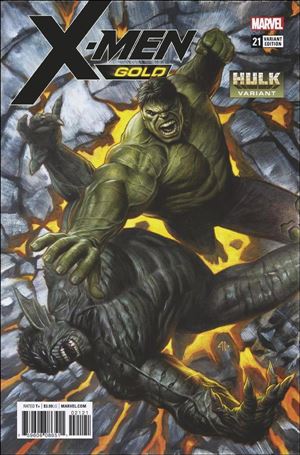 X-Men: Gold issue 21-B Adi Granov Hulk Cover