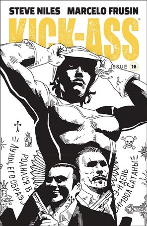 Kick-Ass (2018) issue 16-B Marcelo Frusin Black & White Cover