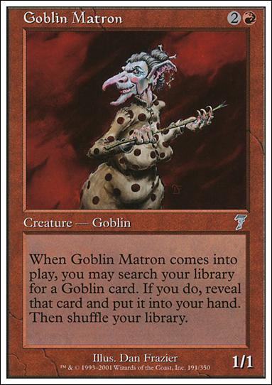 Magic the Gathering: 7th Edition (Base Set) card 191 Goblin Matron
