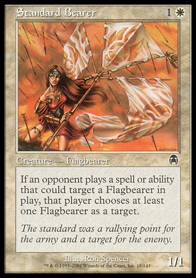 Magic the Gathering: Apocalypse (Base Set) card 18 Standard Bearer