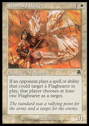 Magic the Gathering: Apocalypse (Base Set) card 18 Standard Bearer