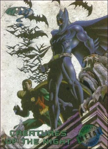 Batman Forever Metal (Parallel Silver Flasher Set) card 81 Creatures of the Night