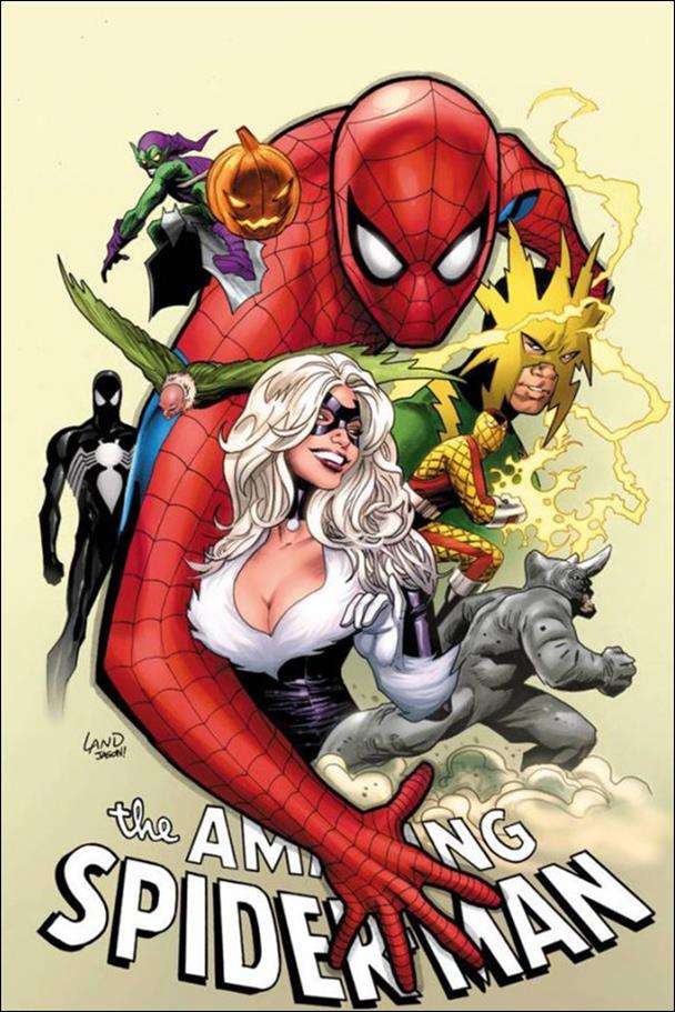 Amazing Spider-Man (2018) issue 1-D Greg Land Party Cover