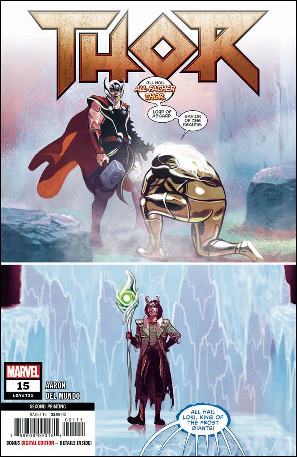 Thor (2018) issue 15-C Michael Del Mundo Cover (2nd Printing)