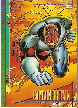Marvel Universe: Series 4 (Base Set) card 40 Captain Britain