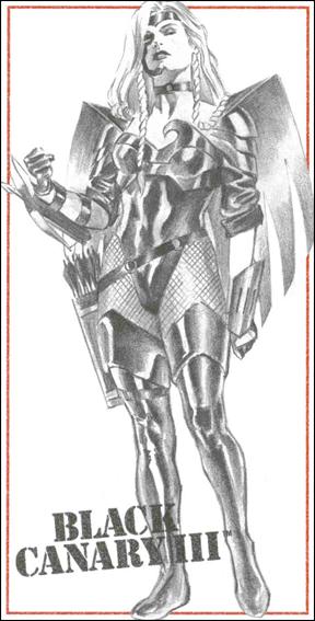 Kingdom Come Xtra (Sketchboards Subset) card 7 Black Canary III