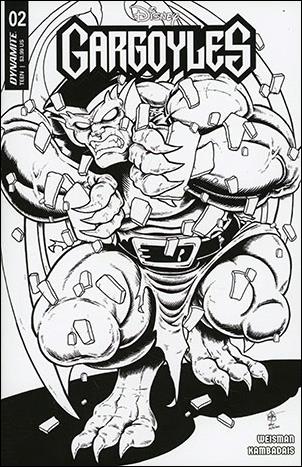 Gargoyles (2022) issue 2-X Ken Haeser 1:7 B&W Cover