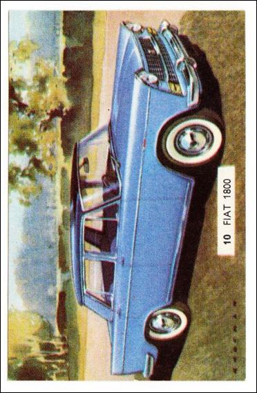 Cavalcade of Cars (Base Set) card 10 Fiat 1800