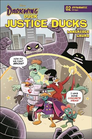 Justice Ducks issue 2-B Roger Langridge Cover