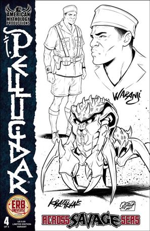 Pellucidar: Across Savage Seas issue 4-B Character Design Cover 1/350