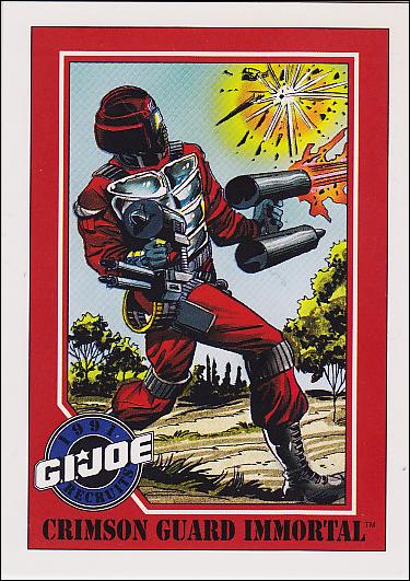 G.I. Joe (Base Set) card 126 Crimson Guard Immortal