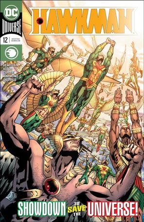 Hawkman (2018) issue 12 Bryan Hitch Cover