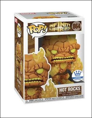 POP! Marvel figure 864 Hot Rocks