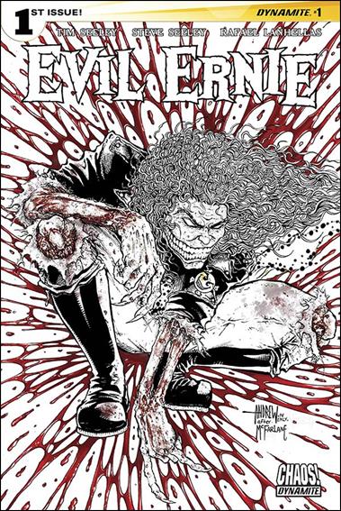 Evil Ernie (2014) issue 1-N Andrew Magnum Homage Black and White Cover