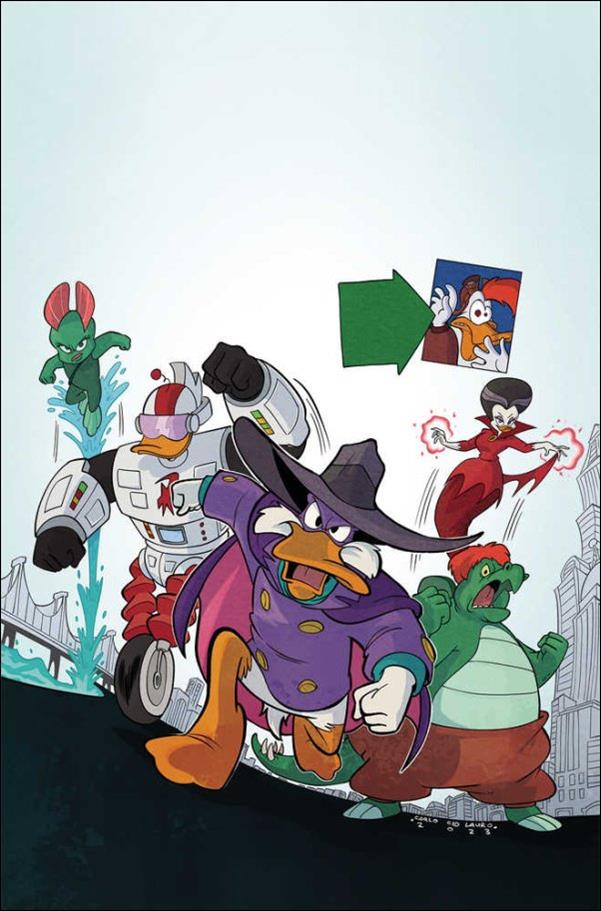 Darkwing Duck (2023) issue 10-I Carlo Lauro 1:10 Virgin Cover
