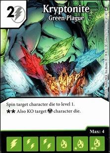 DC Comics Dice Masters World's Finest card 90 Kryptonite: Green Plague 