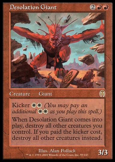 Magic the Gathering: Apocalypse (Base Set) card 59 Desolation Giant